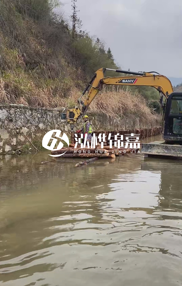 河道松木樁一天用多少根-松木樁能處理多厚的淤泥？