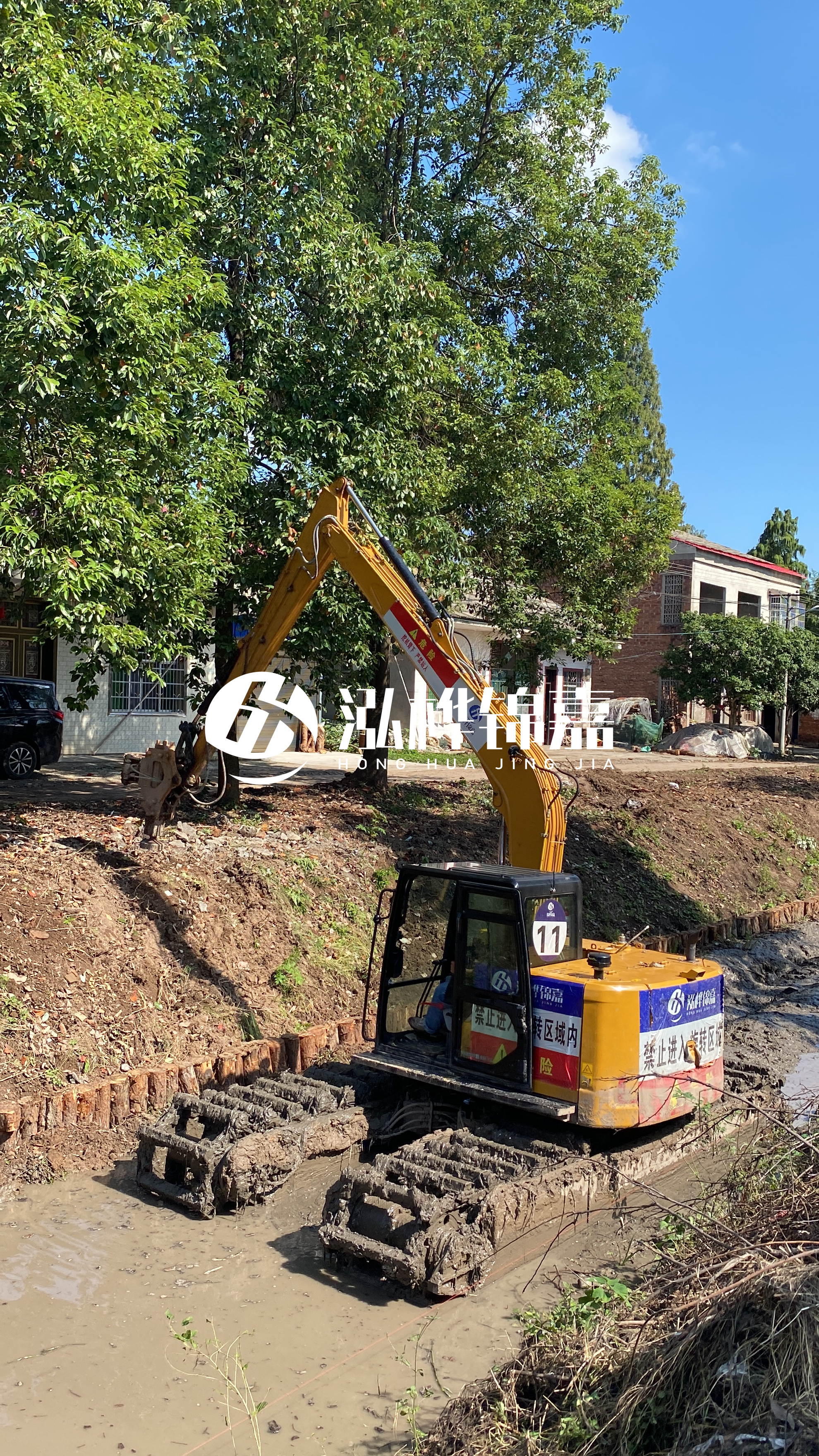 挖機(jī)壓松木樁可行嗎？真相在這里？