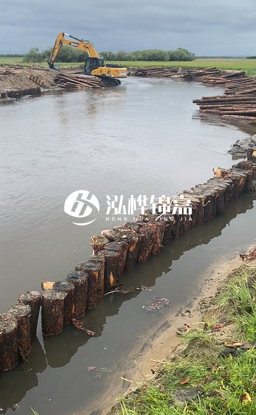 4米松木樁能用于圍堰工程嗎？4 米松木樁打樁深度要多少？