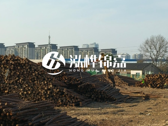 河南松木樁廠家泓樺錦嘉-松木樁直徑是小頭還是大頭？