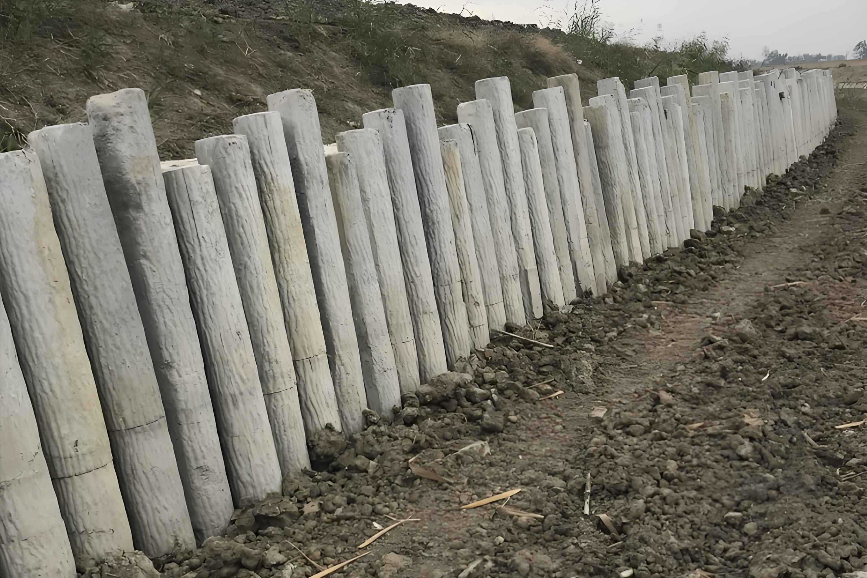 云南水泥樁施工專業(yè)施工隊(duì)-挖機(jī)打仿木樁怎么打？