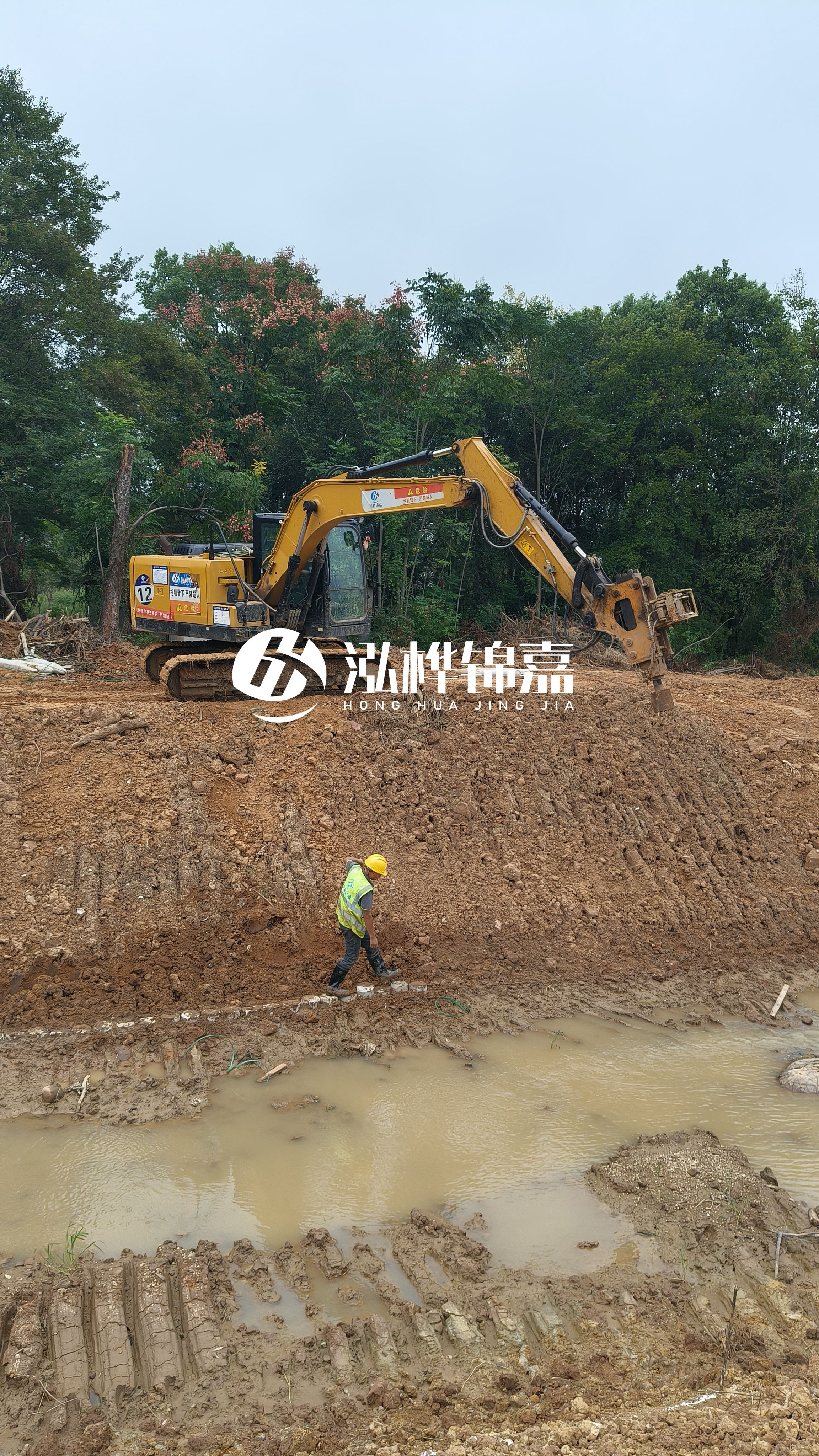 水泥仿木樁施工隊泓樺錦嘉-河道仿木樁的高度選多少合適？