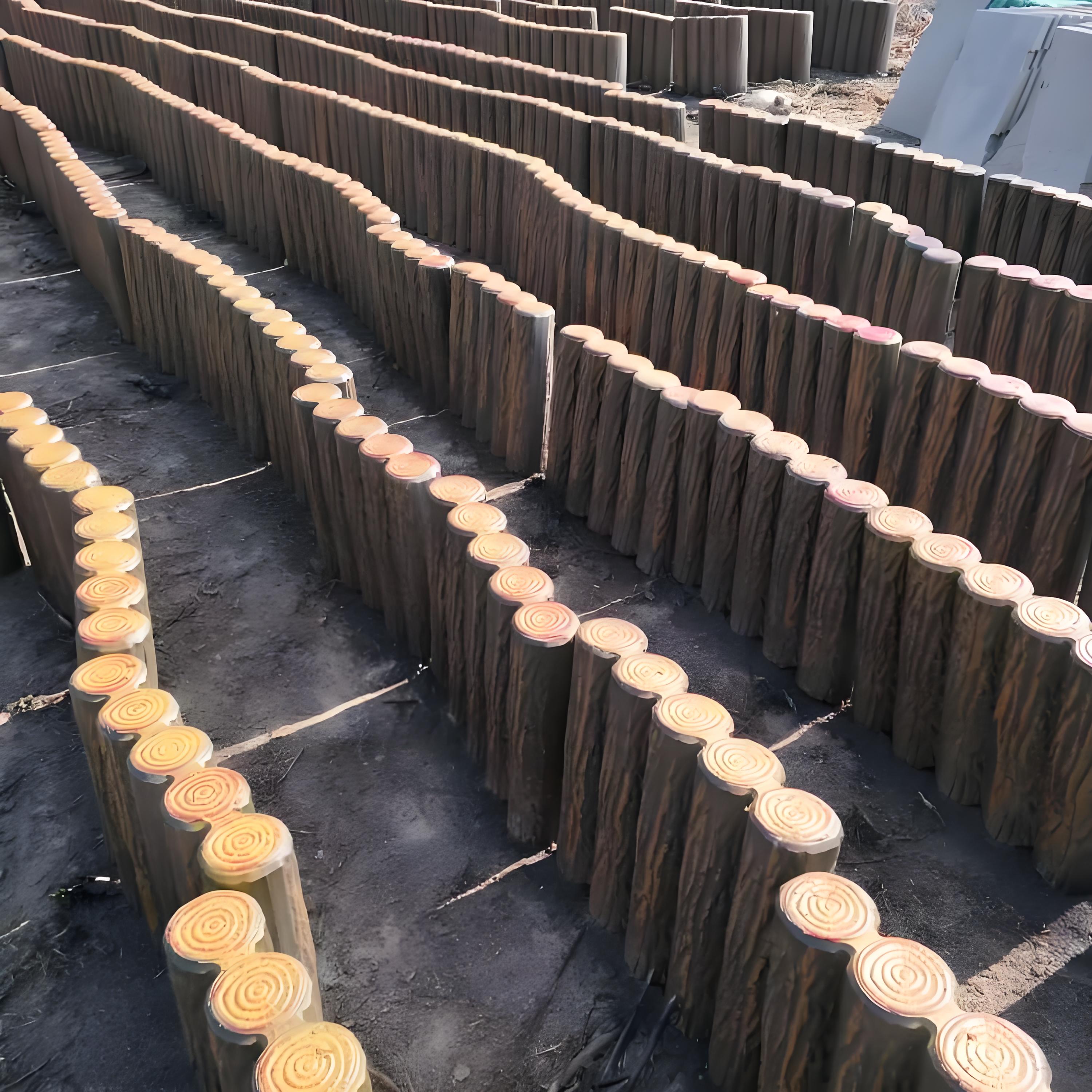 水泥仿木樁施工隊(duì)泓樺錦嘉 - 水泥樁打樁的施工流程有哪些？